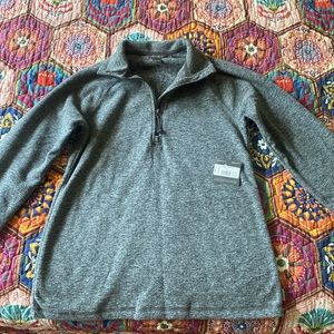 Grey Eddie Bauer half-zip